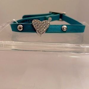 BCBGENERATION Rhinestone heart bracelet